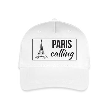 Paris Calling - Kinder Bio Basecap - Weiß - Vorne