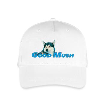 GOOD MUSH - Organic Kids’ Baseball Cap - white - Front