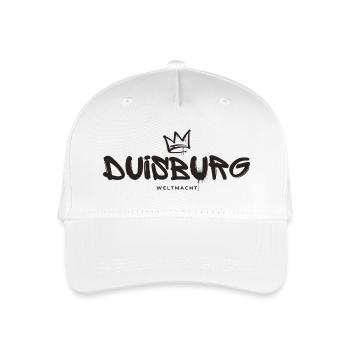 Duisburg Weltmacht - Kinder Bio Basecap - Weiß - Vorne
