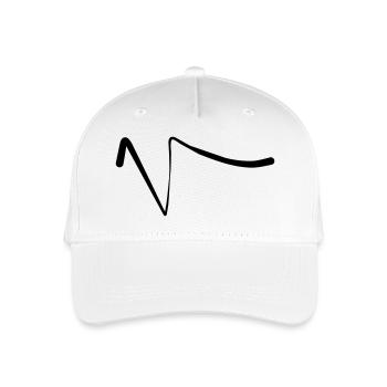 Square Root - Organic Kids’ Baseball Cap - white - Front