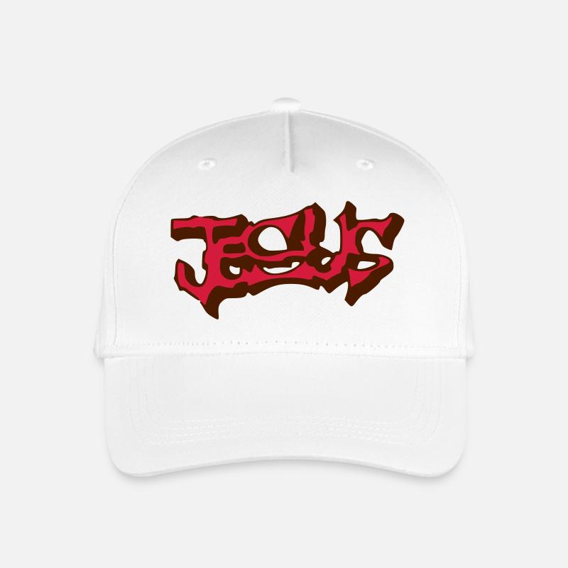 jesus graffiti - Kinder Bio Basecap - Weiß