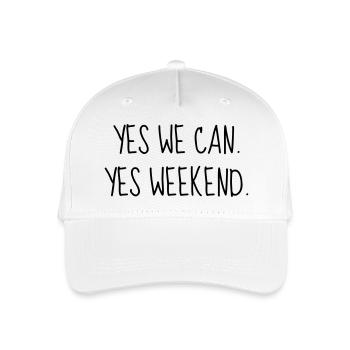 Citation / Philosophie / Pensée / Bonheur / Joie - Casquette de baseball bio Enfant - blanc - Devant