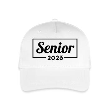 Senior 2023 - Graduated Students Graduation Party - Organic Kids’ Baseball Cap - white - Front