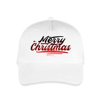 Merry Christmas - Organic Kids’ Baseball Cap - white - Front