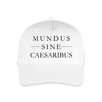 Mundus Sine Caesaribus - Keine Tyrannen erlaubt - Kinder Bio Basecap - Weiß - Vorne