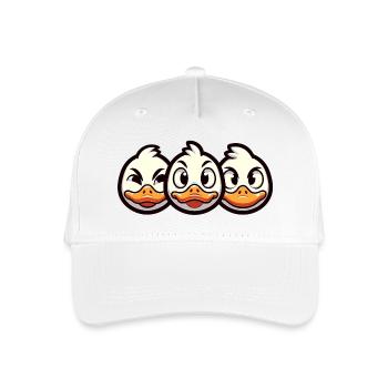 Chick Express Cartoon Design - Organic Kids’ Baseball Cap - white - Front