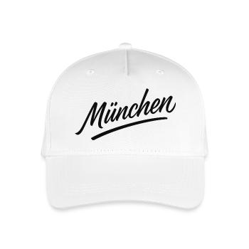 Munich Script Flair - Organic Kids’ Baseball Cap - white - Front