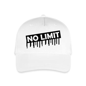 no_limit - Casquette de baseball bio Enfant - blanc - Devant