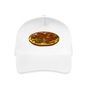 manger de la nourriture pizza pizzeria restaurant57 - Casquette de baseball bio Enfant - blanc - Devant