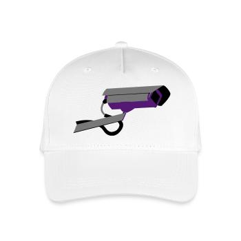 Caméra de sécurité - Casquette de baseball bio Enfant - blanc - Devant