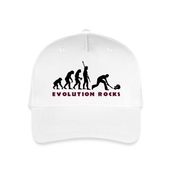 evolution_smash_guitar_01_b_2c - Organic Kids’ Baseball Cap - white - Front