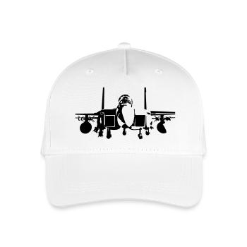 F-15 - Kinder Bio Basecap - Weiß - Vorne
