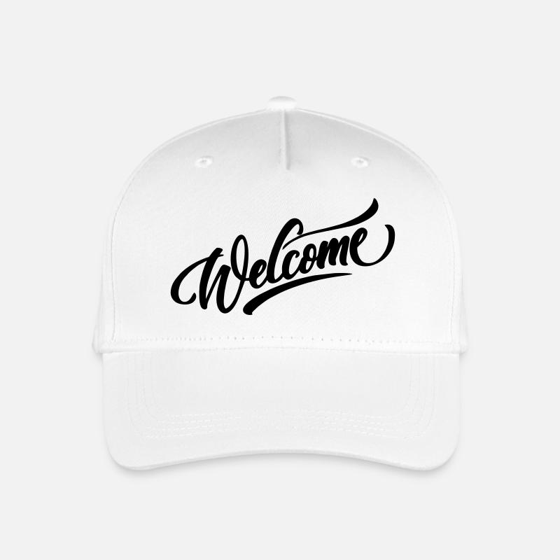 welcome - Kinder Bio Basecap - Weiß