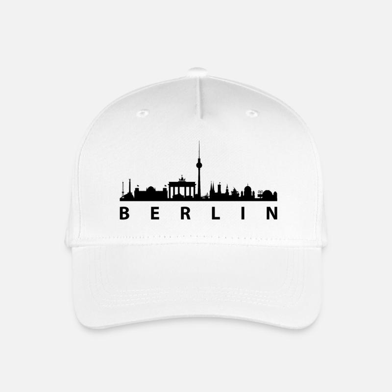 Skyline de Berlin - Casquette de baseball bio Enfant - blanc