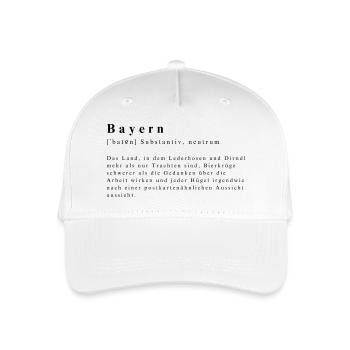 Bavière Définition - Casquette de baseball bio Enfant - blanc - Devant