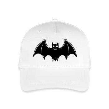 Chauve-souris - Casquette de baseball bio Enfant - blanc - Devant