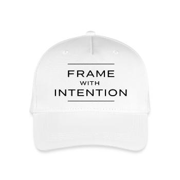 Frame with intention Minimalist Photography - Organic Kids’ Baseball Cap - white - Front