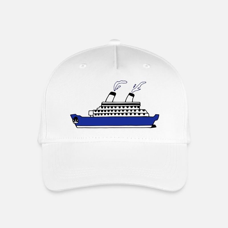 Schiff - Kinder Bio Basecap - Weiß