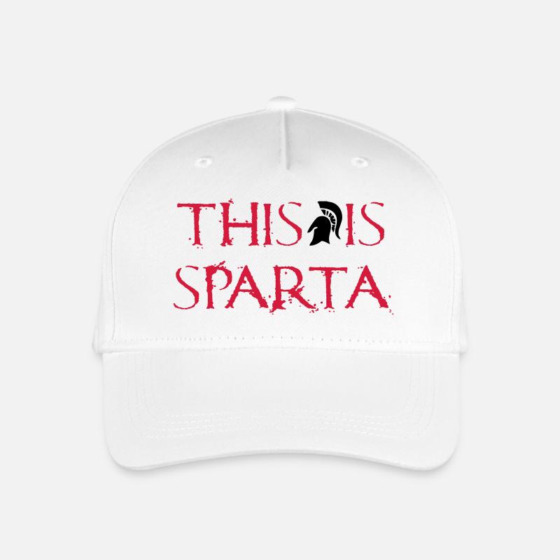 This is Sparta - Kinder Bio Basecap - Weiß