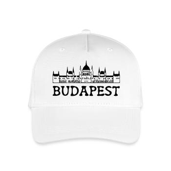 budapest - Kinder Bio Basecap - Weiß - Vorne