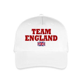 angleterre - Casquette de baseball bio Enfant - blanc - Devant