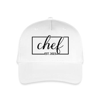 Chef Est. 2023 Graduated Chef Culinary Art Student - Organic Kids’ Baseball Cap - white - Front