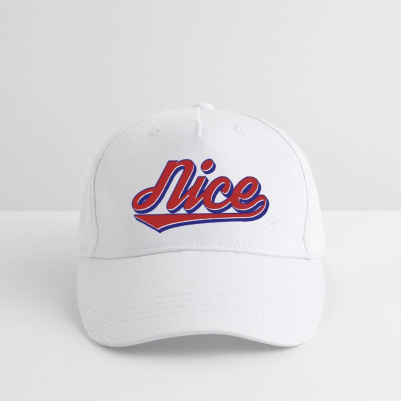 Nice Script Retro Logo Stil Kinder Bio Basecap