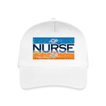 Nurse - Kinder Bio Basecap - Weiß - Vorne