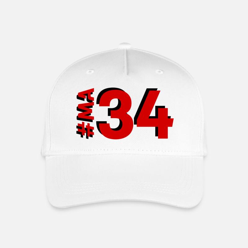 MA34 - Kinder Bio Basecap - Weiß