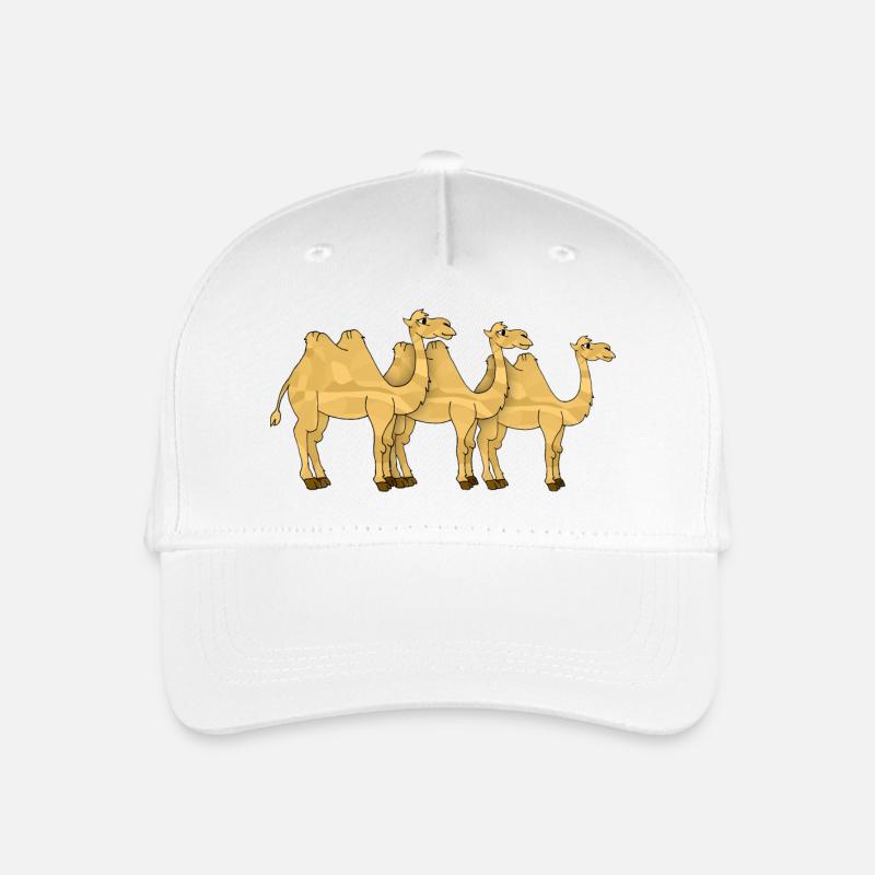 Chameaux - Casquette de baseball bio Enfant - blanc