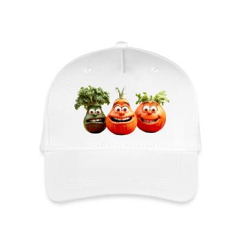 vegetables - Organic Kids’ Baseball Cap - white - Front