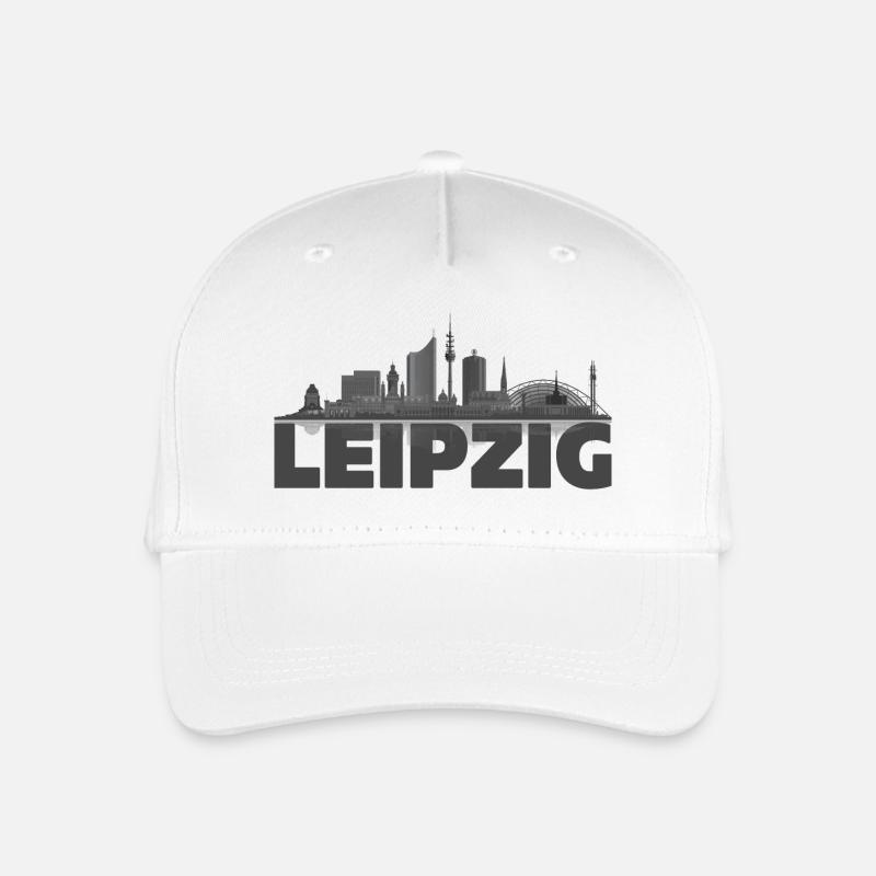 Leipzig 03 - Kinder Bio Basecap - Weiß