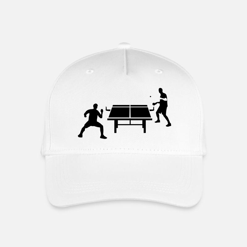 table_tennis_052012_d_1c - Kinder Bio Basecap - Weiß