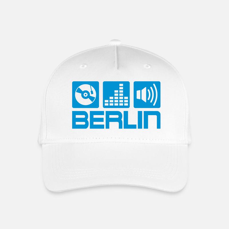 DJ Berlin - Kinder Bio Basecap - Weiß
