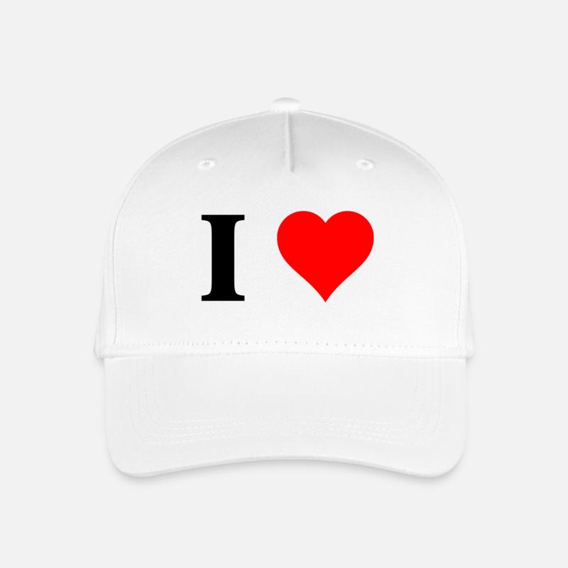 ich love - Kinder Bio Basecap - Weiß
