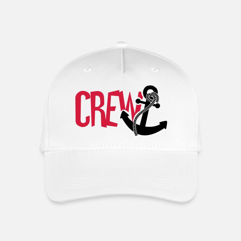 Crew Anker Matrose - Kinder Bio Basecap - Weiß