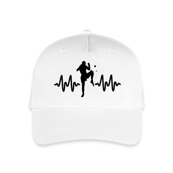 kickboxing - Organic Kids’ Baseball Cap - white - Front