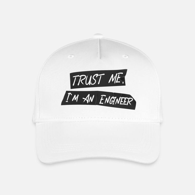 Ingénieur avec char - Casquette de baseball bio Enfant - blanc