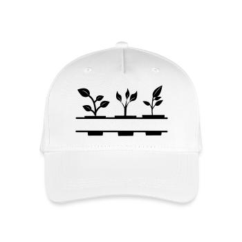 Banner cuttings - Organic Kids’ Baseball Cap - white - Front