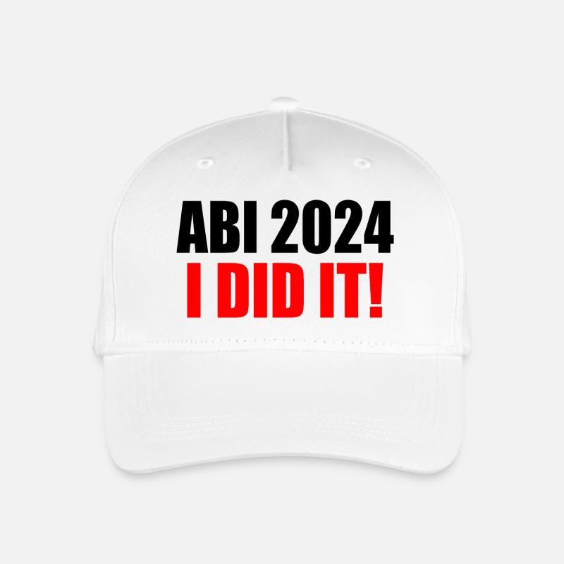 Abi 2024 - Kinder Bio Basecap - Weiß