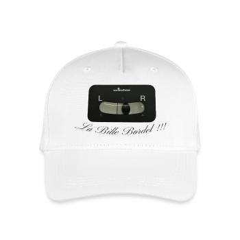The messy ball - Organic Kids’ Baseball Cap - white - Front