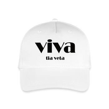 viva tia veta - Organic Kids’ Baseball Cap - white - Front