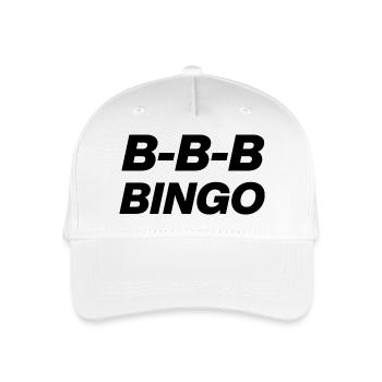 TENDANCE B-B-B-BINGO, PLAISIR VIRAL, PRÉSIDENT 🪑 D’ÉCOLE À MÈMES - Casquette de baseball bio Enfant - blanc - Devant