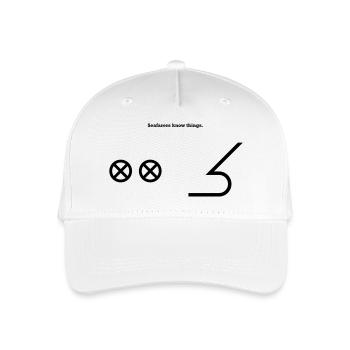 Bug Bow - Seefahrt Segeln Schiffe Kapitän - Kinder Bio Basecap - Weiß - Vorne