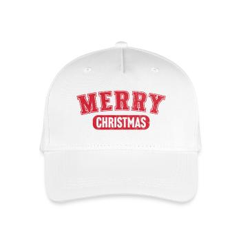 Frohe Weihnachten - Kinder Bio Basecap - Weiß - Vorne