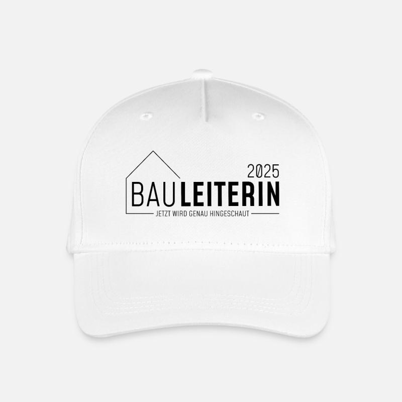Bauleiter 2025 - Jetzt wird genau hingeschaut - Kinder Bio Basecap - Weiß