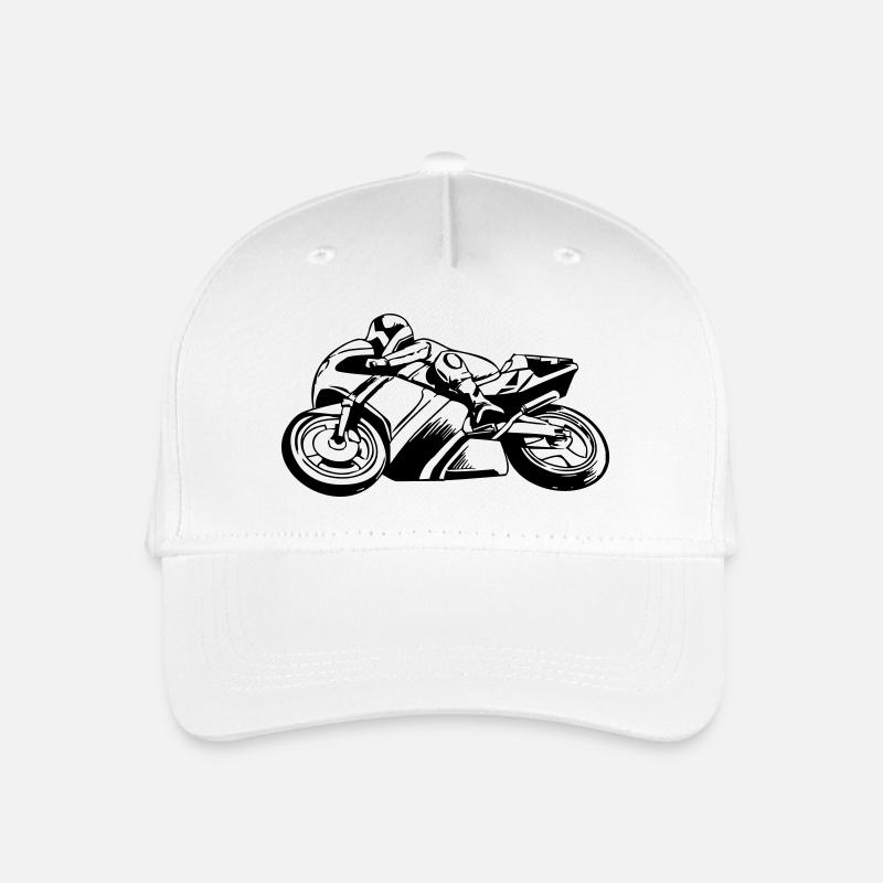 Superbike - Kinder Bio Basecap - Weiß