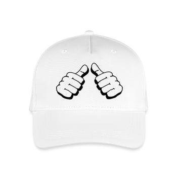 i am - Organic Kids’ Baseball Cap - white - Front