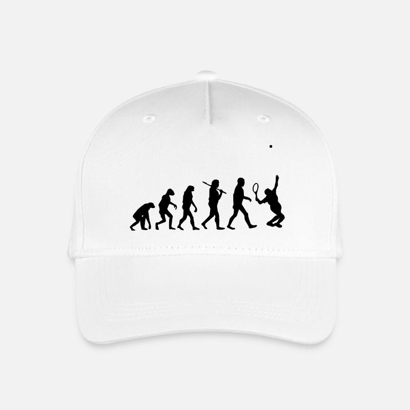 evolution Tennis - Organic Kids’ Baseball Cap - white