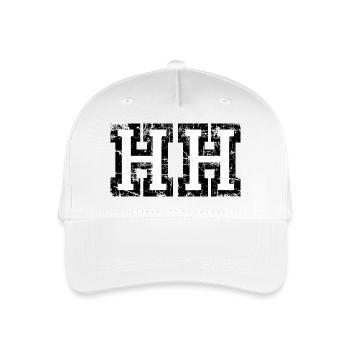 HH Hamburg (Vintage/Weiß) - Kinder Bio Basecap - Weiß - Vorne